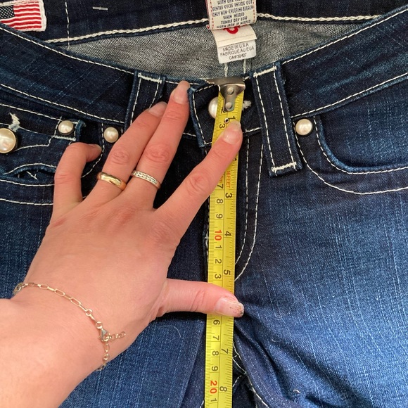 True Religion pearl detail low rise denin - Picture 7 of 11
